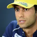 Felipe Nasr (BRA) Sauber in the press conference at Formula One World Championship, Rd18, Brazilian Grand Prix, Preparations, Interlagos, Sao Paulo, Brazil, Thursday 12 November 2015. © Sutton Motorsport Images