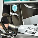 Mercedes AMG F1 W06 rear detail at Formula One World Championship, Rd18, Brazilian Grand Prix, Preparations, Interlagos, Sao Paulo, Brazil, Thursday 12 November 2015. © Sutton Motorsport Images