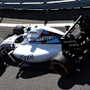 Susie Wolff (GBR) Williams Test and Development Driver leaves the pit lane exit at Formula One World Championship, Rd9, British Grand Prix, Practice, Silverstone, England, Friday 3 July 2015. © Sutton Motorsport Images