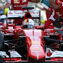 Sebastian Vettel (GER) Ferrari SF15-T at Formula One World Championship, Rd9, British Grand Prix, Practice, Silverstone, England, Friday 3 July 2015. © Sutton Motorsport Images