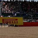 Fernando Alonso (ESP) McLaren MP4-30 takes a trip through the gravel in FP2 at Formula One World Championship, Rd9, British Grand Prix, Practice, Silverstone, England, Friday 3 July 2015. © Sutton Motorsport Images