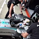 Lewis Hamilton (GBR) Mercedes AMG F1 W06 at Formula One World Championship, Rd9, British Grand Prix, Qualifying, Silverstone, England, Saturday 4 July 2015. © Sutton Motorsport Images