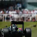 Jenson Button (GBR) McLaren MP4-30 at Formula One World Championship, Rd9, British Grand Prix, Qualifying, Silverstone, England, Saturday 4 July 2015. © Sutton Motorsport Images