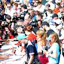 Lewis Hamilton (GBR) Mercedes AMG F1 at the autograph session for the fans at Formula One World Championship, Rd9, British Grand Prix, Qualifying, Silverstone, England, Saturday 4 July 2015. © Sutton Motorsport Images