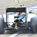 Valtteri Bottas (FIN) Williams FW37 smokes his tyres at Formula One World Championship, Rd9, British Grand Prix, Qualifying, Silverstone, England, Saturday 4 July 2015. © Sutton Motorsport Images