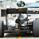 Jenson Button (GBR) McLaren MP4-30 rear at Formula One World Championship, Rd9, British Grand Prix, Qualifying, Silverstone, England, Saturday 4 July 2015. © Sutton Motorsport Images
