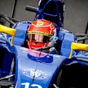 Felipe Nasr (BRA) Sauber C34 at Formula One World Championship, Rd9, British Grand Prix, Qualifying, Silverstone, England, Saturday 4 July 2015. © Sutton Motorsport Images