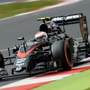 Jenson Button (GBR) McLaren MP4-30 at Formula One World Championship, Rd9, British Grand Prix, Qualifying, Silverstone, England, Saturday 4 July 2015. © Sutton Motorsport Images