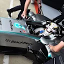 Lewis Hamilton (GBR) Mercedes AMG F1 W06 at Formula One World Championship, Rd9, British Grand Prix, Qualifying, Silverstone, England, Saturday 4 July 2015. © Sutton Motorsport Images