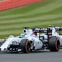 Felipe Massa (BRA) Williams FW37 battles with Valtteri Bottas (FIN) Williams FW37 at Formula One World Championship, Rd9, British Grand Prix, Race, Silverstone, England, Sunday 5 July 2015. © Sutton Motorsport Images