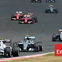 Felipe Massa (BRA) Williams FW37 leads at the start of the race at Formula One World Championship, Rd9, British Grand Prix, Race, Silverstone, England, Sunday 5 July 2015. © Sutton Motorsport Images