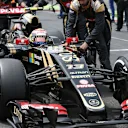 Pastor Maldonado (VEN) Lotus E23 Hybrid on the grid at Formula One World Championship, Rd9, British Grand Prix, Race, Silverstone, England, Sunday 5 July 2015. © Sutton Motorsport Images
