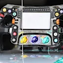 Mercedes AMG F1 W06 stearing wheel detail at Formula One World Championship, Rd9, British Grand Prix, Preparations, Silverstone, England, Thursday 2 July 2015. © Sutton Motorsport Images
