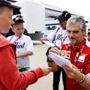 Maurizio Arrivabene (ITA) Ferrari Team Principal signs autographs at Formula One World Championship, Rd9, British Grand Prix, Preparations, Silverstone, England, Thursday 2 July 2015. © Sutton Motorsport Images
