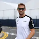 Jenson Button (GBR) McLaren at Formula One World Championship, Rd9, British Grand Prix, Preparations, Silverstone, England, Thursday 2 July 2015. © Sutton Motorsport Images