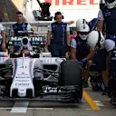 Williams pit stop practice at Formula One World Championship, Rd9, British Grand Prix, Preparations, Silverstone, England, Thursday 2 July 2015. © Sutton Motorsport Images