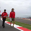 Roberto Merhi (ESP) Marussia F1 Team walks the track at Formula One World Championship, Rd9, British Grand Prix, Preparations, Silverstone, England, Thursday 2 July 2015. © Sutton Motorsport Images