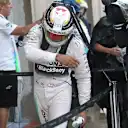 Lewis Hamilton (GBR) Mercedes AMG F1 after crashing in FP2 at Formula One World Championship, Rd7, Canadian Grand Prix, Practice, Montreal, Canada, Friday 5 June 2015. © Sutton Motorsport Images