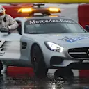 Lewis Hamilton (GBR) Mercedes AMG F1 crashed in FP2 at Turn 10 and hitches a lift in the Safety Car at Formula One World Championship, Rd7, Canadian Grand Prix, Practice, Montreal, Canada, Friday 5 June 2015. © Sutton Motorsport Images