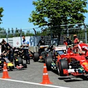 Parc Ferme after qualifying at Formula One World Championship, Rd7, Canadian Grand Prix, Qualifying, Montreal, Canada, Saturday 6 June 2015. © Sutton Motorsport Images