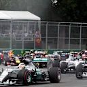 Lewis Hamilton (GBR) Mercedes AMG F1 W06 leads at start of the race at Formula One World Championship, Rd7, Canadian Grand Prix, Race, Montreal, Canada, Sunday 7 June 2015. © Sutton Motorsport Images