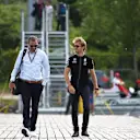 Nico Rosberg (GER) Mercedes AMG F1 with his manager Georg Nolte (GER) at Formula One World Championship, Rd7, Canadian Grand Prix, Race, Montreal, Canada, Sunday 7 June 2015. © Sutton Motorsport Images