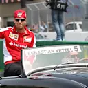 Sebastian Vettel (GER) Ferrari on the drivers parade at Formula One World Championship, Rd7, Canadian Grand Prix, Race, Montreal, Canada, Sunday 7 June 2015. © Sutton Motorsport Images