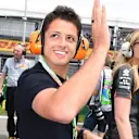 Javier Hernandez (MEX) Footballer on the grid at Formula One World Championship, Rd7, Canadian Grand Prix, Race, Montreal, Canada, Sunday 7 June 2015. © Sutton Motorsport Images