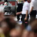 Lewis Hamilton (GBR) Mercedes AMG F1 W06 in parc ferme at Formula One World Championship, Rd7, Canadian Grand Prix, Race, Montreal, Canada, Sunday 7 June 2015. © Sutton Motorsport Images