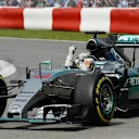 Race winner Lewis Hamilton (GBR) Mercedes AMG F1 W06 waves to the crowd at Formula One World Championship, Rd7, Canadian Grand Prix, Race, Montreal, Canada, Sunday 7 June 2015. © Sutton Motorsport Images