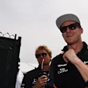 Nico Hulkenberg (GER) Force India F1 on the drivers parade at Formula One World Championship, Rd7, Canadian Grand Prix, Race, Montreal, Canada, Sunday 7 June 2015. © Sutton Motorsport Images