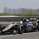 Sergio Perez (MEX) Force India VJM08 at Formula One World Championship, Rd3, Chinese Grand Prix, Practice, Shanghai, China, Friday 10 April 2015. © Sutton Motorsport Images