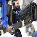 Sauber mechanic with Sauber C34 front wing at Formula One World Championship, Rd3, Chinese Grand Prix, Practice, Shanghai, China, Friday 10 April 2015. © Sutton Motorsport Images