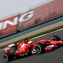 Sebastian Vettel (GER) Ferrari SF15-T at Formula One World Championship, Rd3, Chinese Grand Prix, Practice, Shanghai, China, Friday 10 April 2015. © Sutton Motorsport Images