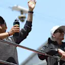 Nico Hulkenberg (GER) Force India F1 at the drivers parade at Formula One World Championship, Rd3, Chinese Grand Prix, Race, Shanghai, China, Sunday 12 April 2015. © Sutton Motorsport Images