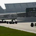 Safety Car leads the field at the end of the race at Formula One World Championship, Rd3, Chinese Grand Prix, Race, Shanghai, China, Sunday 12 April 2015. © Sutton Motorsport Images