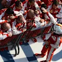 Sebastian Vettel (GER) Ferrari celebrates in parc ferme at Formula One World Championship, Rd3, Chinese Grand Prix, Race, Shanghai, China, Sunday 12 April 2015. © Sutton Motorsport Images