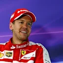 Sebastian Vettel (GER) Ferrari in the Press Conference at Formula One World Championship, Rd3, Chinese Grand Prix, Race, Shanghai, China, Sunday 12 April 2015. © Sutton Motorsport Images