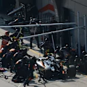 Sergio Perez (MEX) Force India VJM08 pit stop at Formula One World Championship, Rd3, Chinese Grand Prix, Race, Shanghai, China, Sunday 12 April 2015. © Sutton Motorsport Images