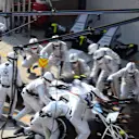 Valtteri Bottas (FIN) Williams FW37 pit stop at Formula One World Championship, Rd3, Chinese Grand Prix, Race, Shanghai, China, Sunday 12 April 2015. © Sutton Motorsport Images
