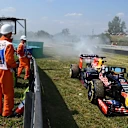 Daniel Ricciardo (AUS) Red Bull Racing RB11 suffered engine failure in FP2 at Formula One World Championship, Rd10, Hungarian Grand Prix, Practice, Hungaroring, Hungary, Friday 24 July 2015. © Sutton Motorsport Images