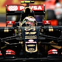 Pastor Maldonado (VEN) Lotus E23 Hybrid at Formula One World Championship, Rd10, Hungarian Grand Prix, Qualifying, Hungaroring, Hungary, Saturday 25 July 2015. © Sutton Motorsport Images