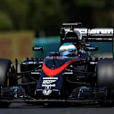 Fernando Alonso (ESP) McLaren MP4-30 at Formula One World Championship, Rd10, Hungarian Grand Prix, Qualifying, Hungaroring, Hungary, Saturday 25 July 2015. © Sutton Motorsport Images