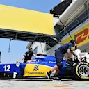 Felipe Nasr (BRA) Sauber C34 at Formula One World Championship, Rd10, Hungarian Grand Prix, Qualifying, Hungaroring, Hungary, Saturday 25 July 2015. © Sutton Motorsport Images
