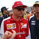 Kimi Raikkonen (FIN) Ferrari and Felipe Nasr (BRA) Sauber on the drivers parade at Formula One World Championship, Rd10, Hungarian Grand Prix, Race, Hungaroring, Hungary, Sunday 26 July 2015. © Sutton Motorsport Images