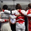 Respects are paid to Jules Bianchi on the grid at Formula One World Championship, Rd10, Hungarian Grand Prix, Race, Hungaroring, Hungary, Sunday 26 July 2015. © Sutton Motorsport Images
