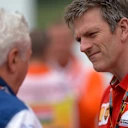 James Allison (GBR) Ferrari Chassis Technical Director talks with Pat Symonds (GBR) Williams Technical Director at Formula One World Championship, Rd10, Hungarian Grand Prix, Race, Hungaroring, Hungary, Sunday 26 July 2015. © Sutton Motorsport Images