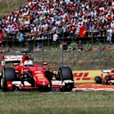 Sebastian Vettel (GER) Ferrari SF15-T leads Kimi Raikkonen (FIN) Ferrari SF15-T at Formula One World Championship, Rd10, Hungarian Grand Prix, Race, Hungaroring, Hungary, Sunday 26 July 2015. © Sutton Motorsport Images