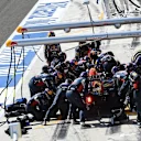 Daniel Ricciardo (AUS) Red Bull Racing RB11 pit stop with broken front wing at Formula One World Championship, Rd10, Hungarian Grand Prix, Race, Hungaroring, Hungary, Sunday 26 July 2015. © Sutton Motorsport Images