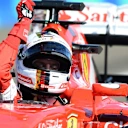 Sebastian Vettel (GER) Ferrari celebrates at Formula One World Championship, Rd10, Hungarian Grand Prix, Race, Hungaroring, Hungary, Sunday 26 July 2015. © Sutton Motorsport Images